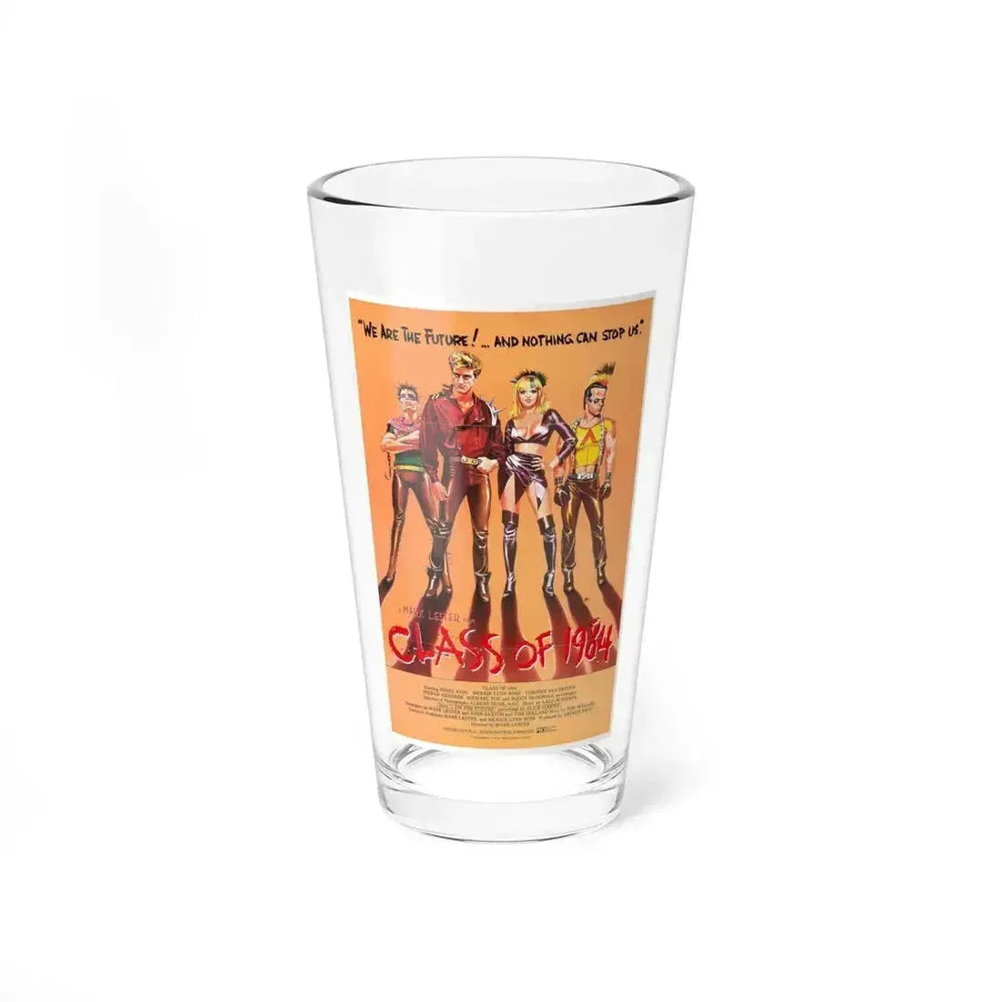 CLASS OF 1984 1982 Movie Poster - Pint Glass 16oz 16oz - Go Mug Yourself