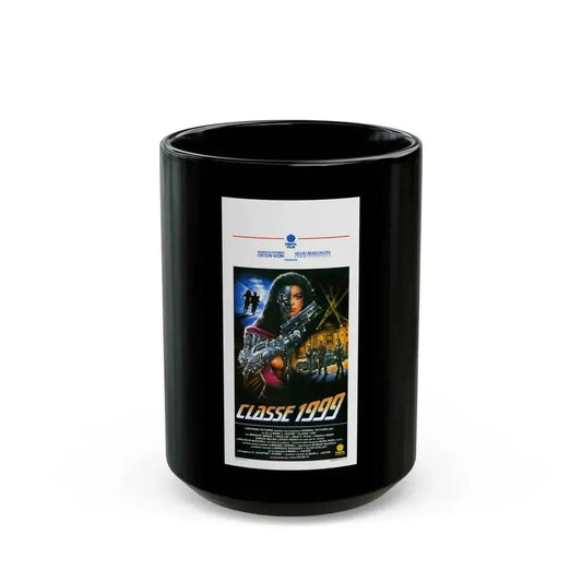 CLASS OF 1999 (ITALIAN) 1990 Movie Poster - Black Coffee Mug 15oz - Go Mug Yourself