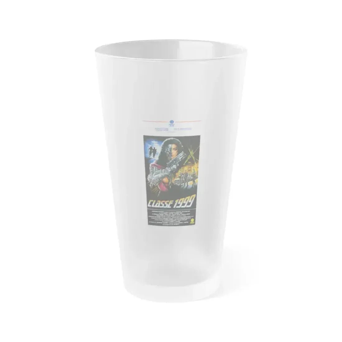 CLASS OF 1999 (ITALIAN) 1990 Movie Poster - Frosted Pint Glass 16oz 16oz Frosted - Go Mug Yourself