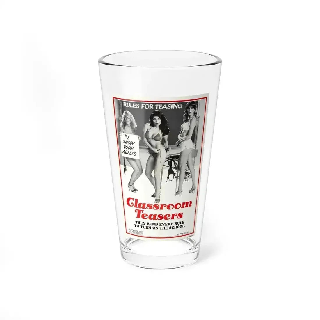 CLASSROOM TEASERS 1976 Movie Poster - Pint Glass 16oz 16oz - Go Mug Yourself