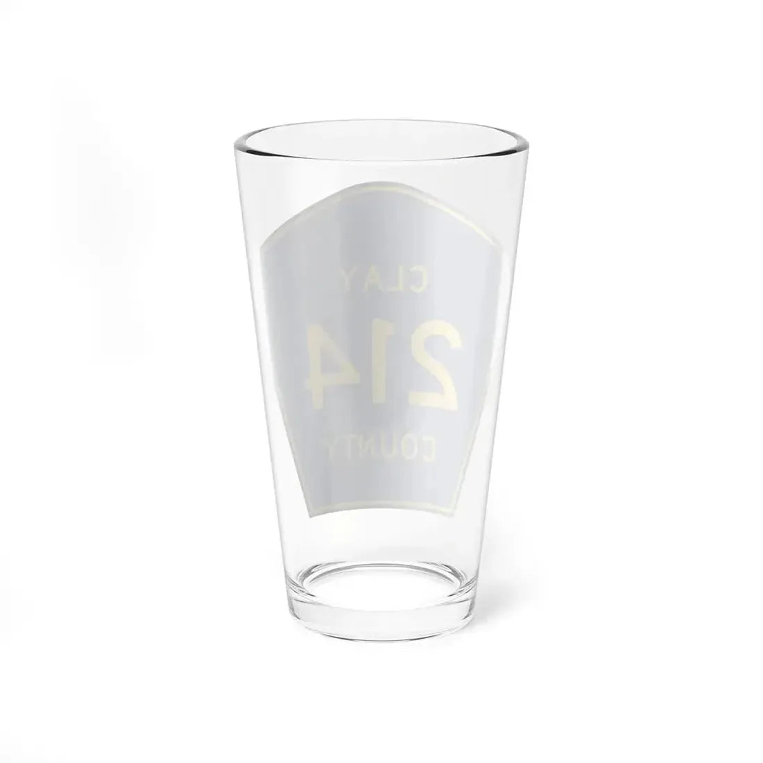 Clay County 214 (Florida) (Road Sign) Pint Glss 16oz - Go Mug Yourself