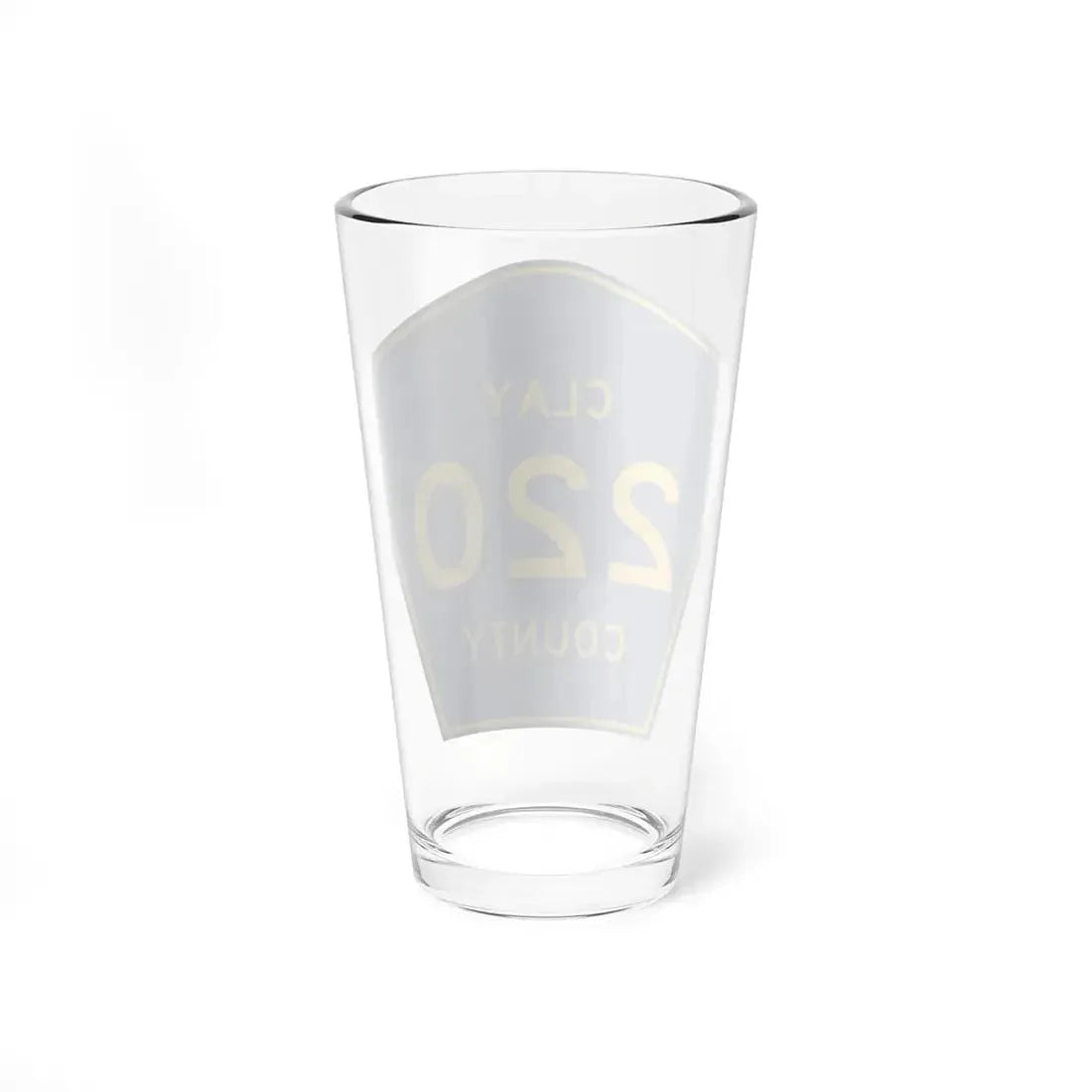 Clay County 220 (Florida) (Road Sign) Pint Glss 16oz - Go Mug Yourself