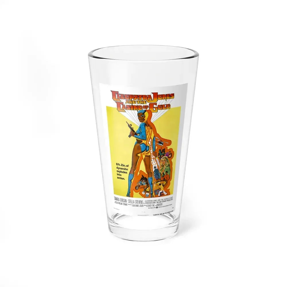 CLEOPATRA JONES AND THE CASINO OF GOLD 1975 Movie Poster - Pint Glass 16oz 16oz - Go Mug Yourself