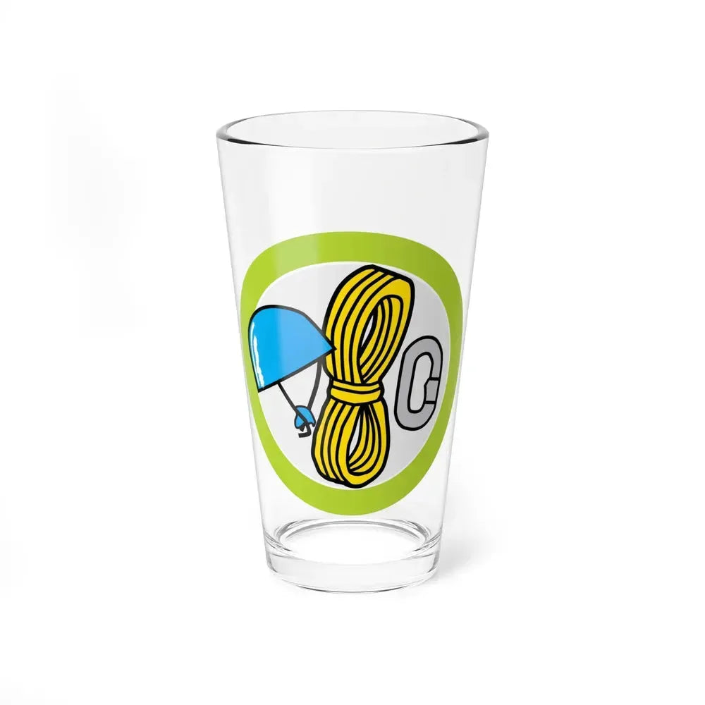 Climbing (Boy Scout Merit Badge) Pint Glass 16oz 16oz - Go Mug Yourself