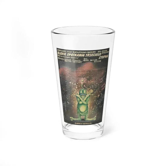 CLOSE ENCOUNTERS OF THE THIRD KIND (polish) 1977 Movie Poster - Pint Glass 16oz 16oz - Go Mug Yourself