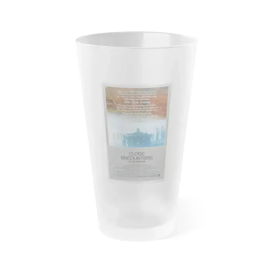 CLOSE ENCOUNTERS OF THE THIRD KIND (SPECIAL EDITION) 1977 Movie Poster - Frosted Pint Glass 16oz 16oz Frosted - Go Mug Yourself