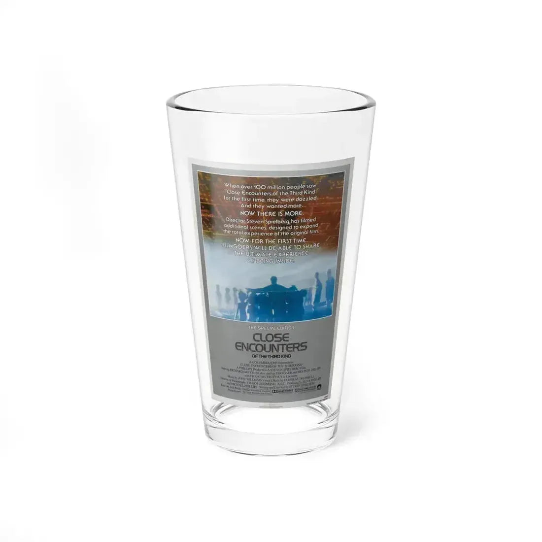 CLOSE ENCOUNTERS OF THE THIRD KIND (SPECIAL EDITION) 1977 Movie Poster - Pint Glass 16oz 16oz - Go Mug Yourself
