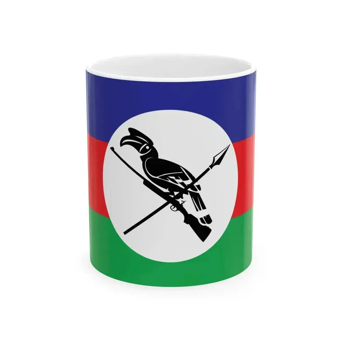 CNO-CNDF Flag (Myanmar) White Coffee Mug 11oz - Go Mug Yourself