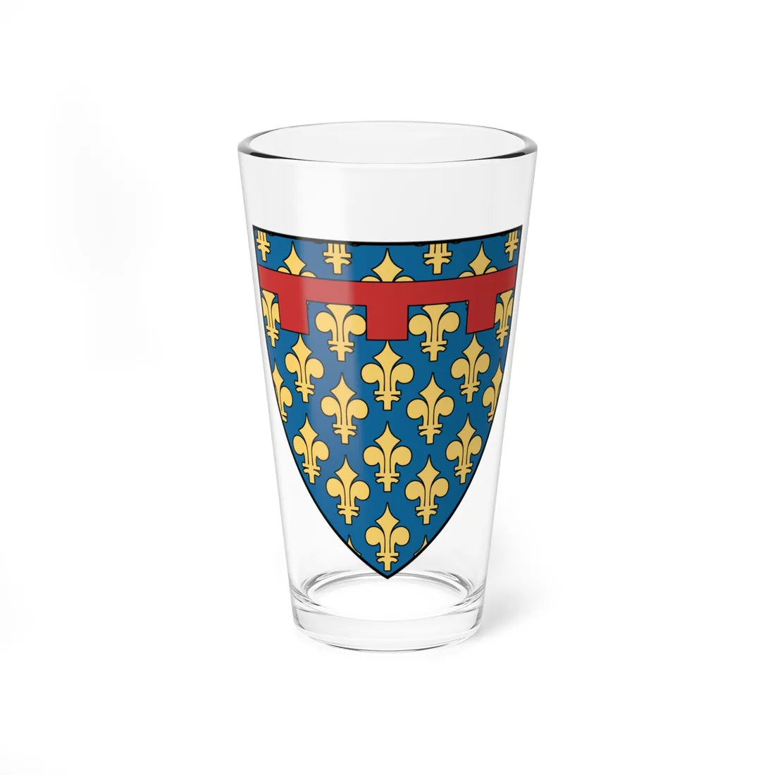 Coa Italy Country History Charles I of Naples 1246 (Italy) (Coat of Arms) Pint Glass 16oz 16oz - Go Mug Yourself