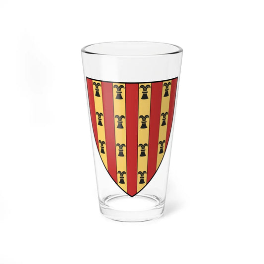 Coa Italy Family Rocaberti-Philippe Dalmau V. de Rocaberti (Italy) (Coat of Arms) Pint Glass 16oz 16oz - Go Mug Yourself