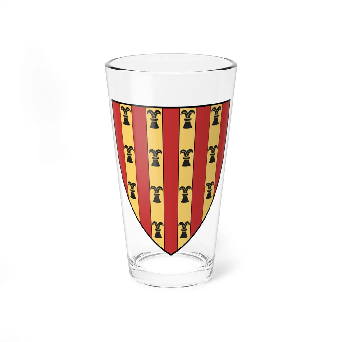 Coa Italy Family Rocaberti-Philippe Dalmau V. de Rocaberti (Italy) (Coat of Arms) Pint Glass 16oz 16oz - Go Mug Yourself