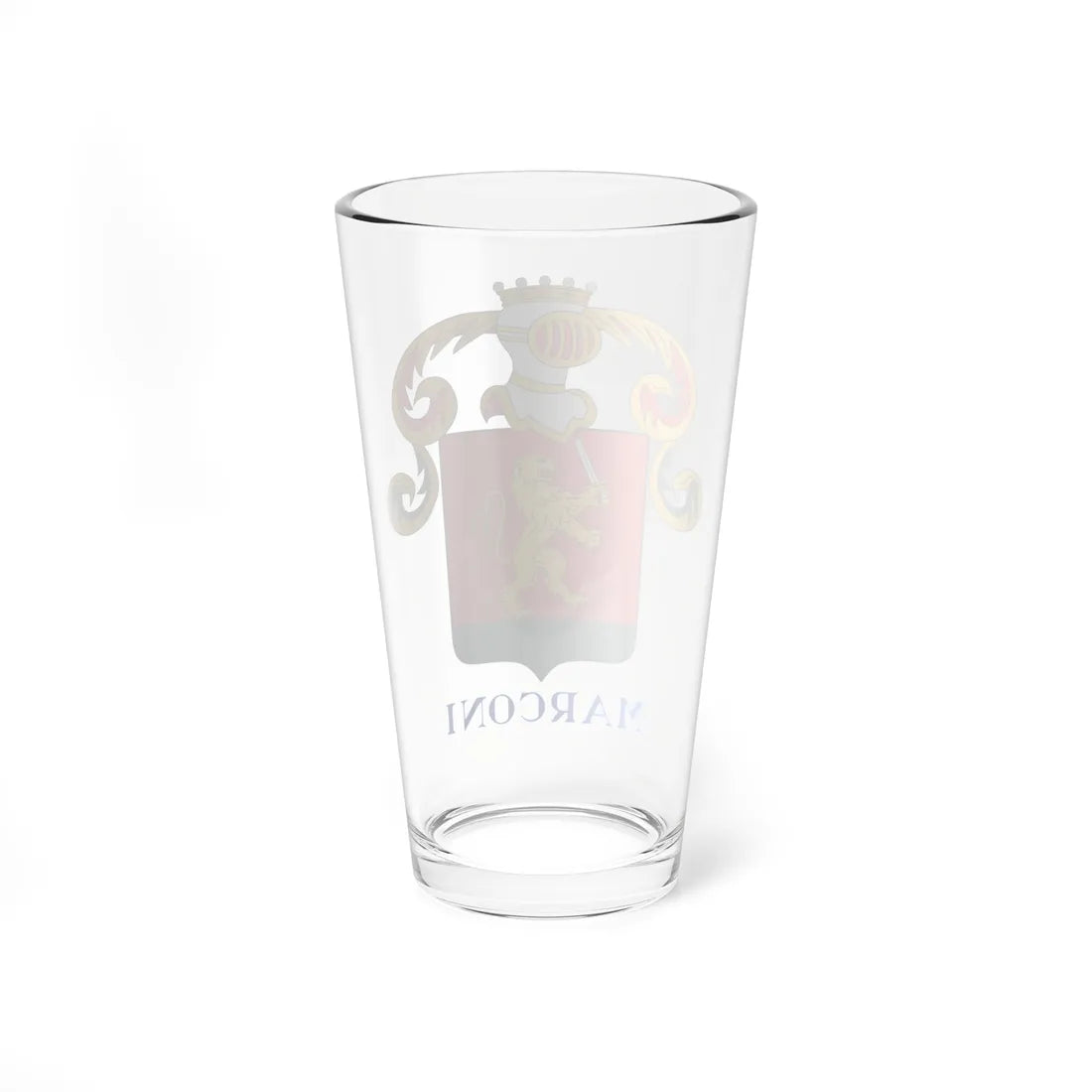 CoA Marconi (Italy) (Coat of Arms) Pint Glass 16oz - Go Mug Yourself