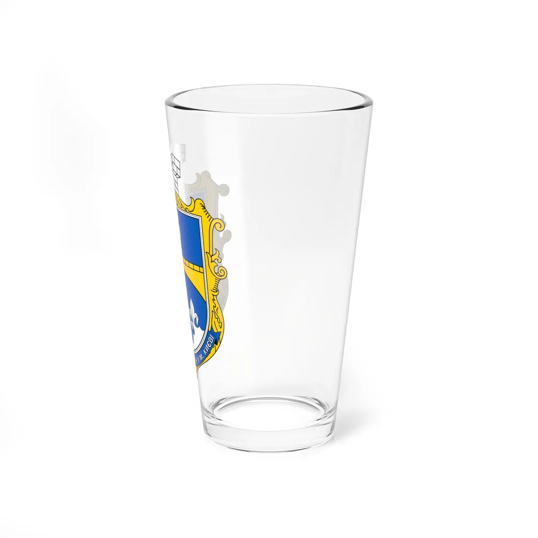 COA Obolonskyi Kyiv Ukraine (Ukraine) (Coat of Arms) Pint Glass 16oz - Go Mug Yourself