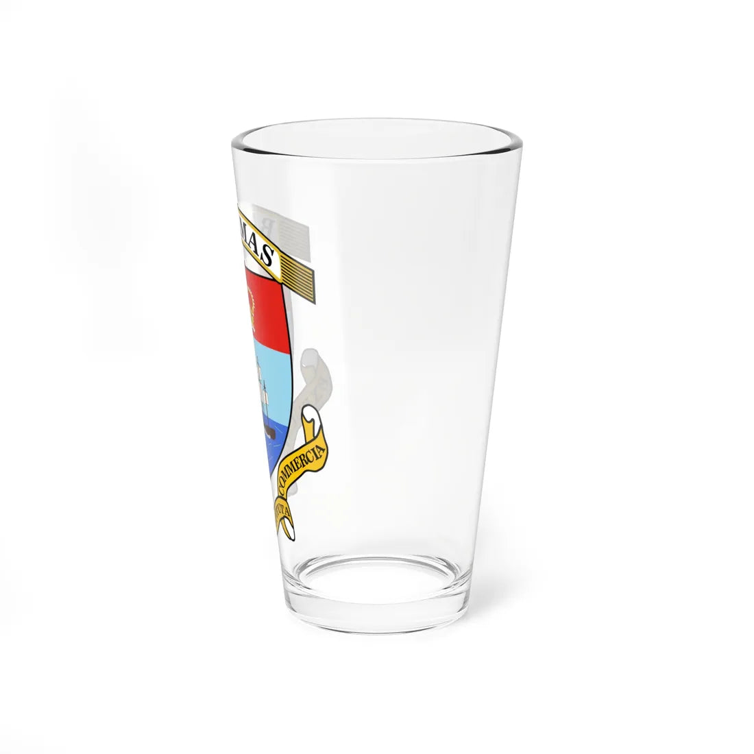 COA of Bahamas proposal (Bahamas) (Coat of Arms) Pint Glass 16oz - Go Mug Yourself
