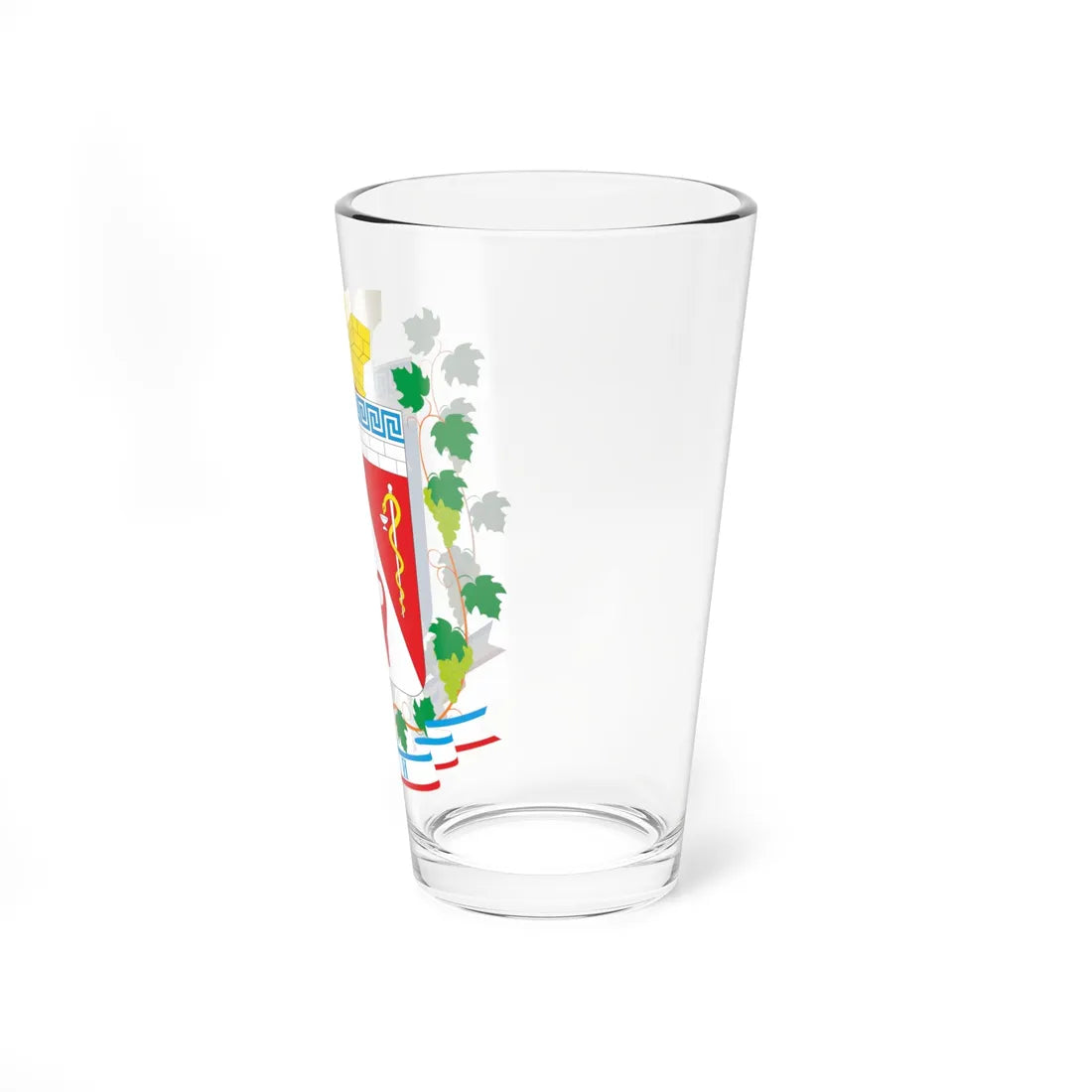 COA Saky Crimea Ukraine (Ukraine) (Coat of Arms) Pint Glass 16oz - Go Mug Yourself