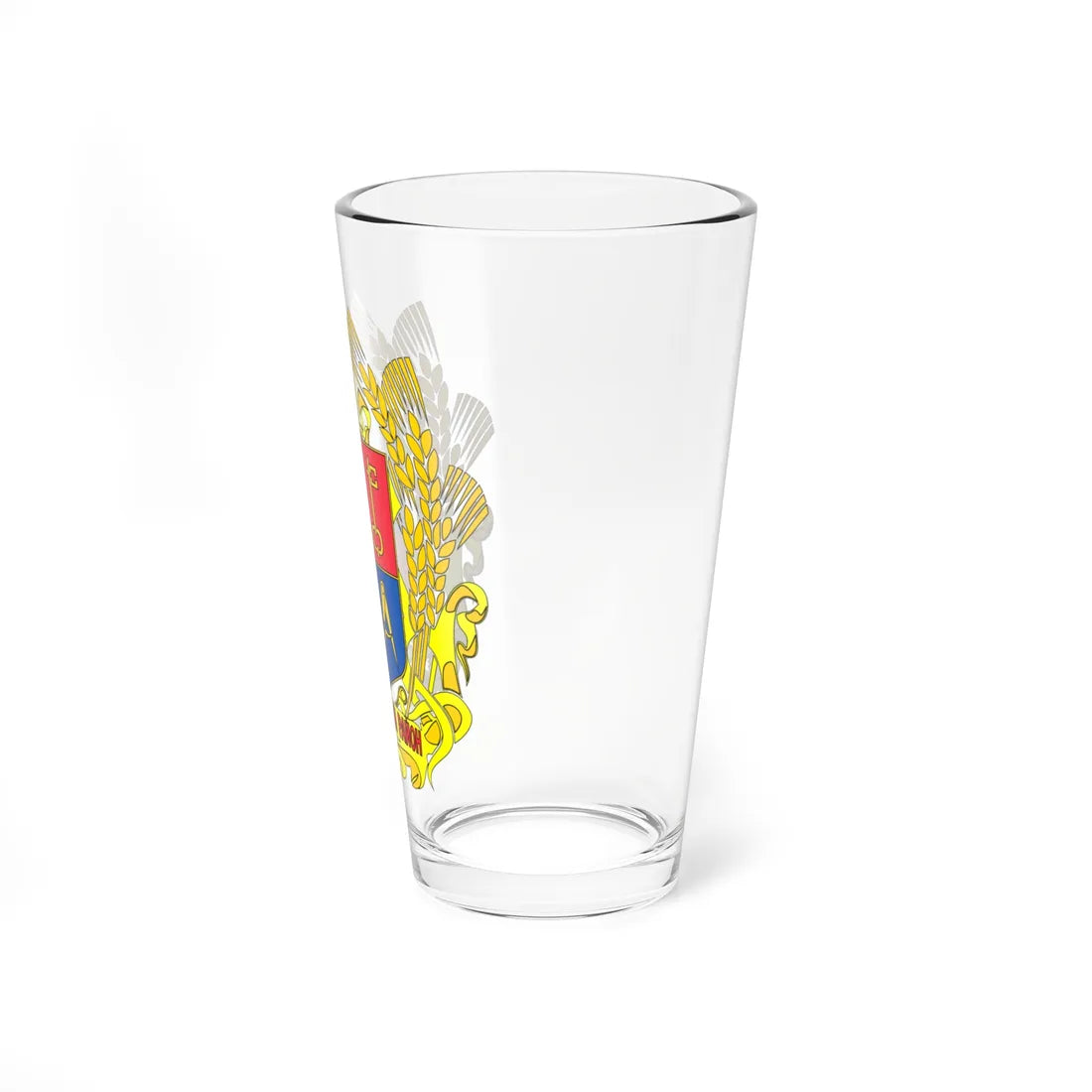 COA Solomianskyi Kyiv Ukraine (Ukraine) (Coat of Arms) Pint Glass 16oz - Go Mug Yourself