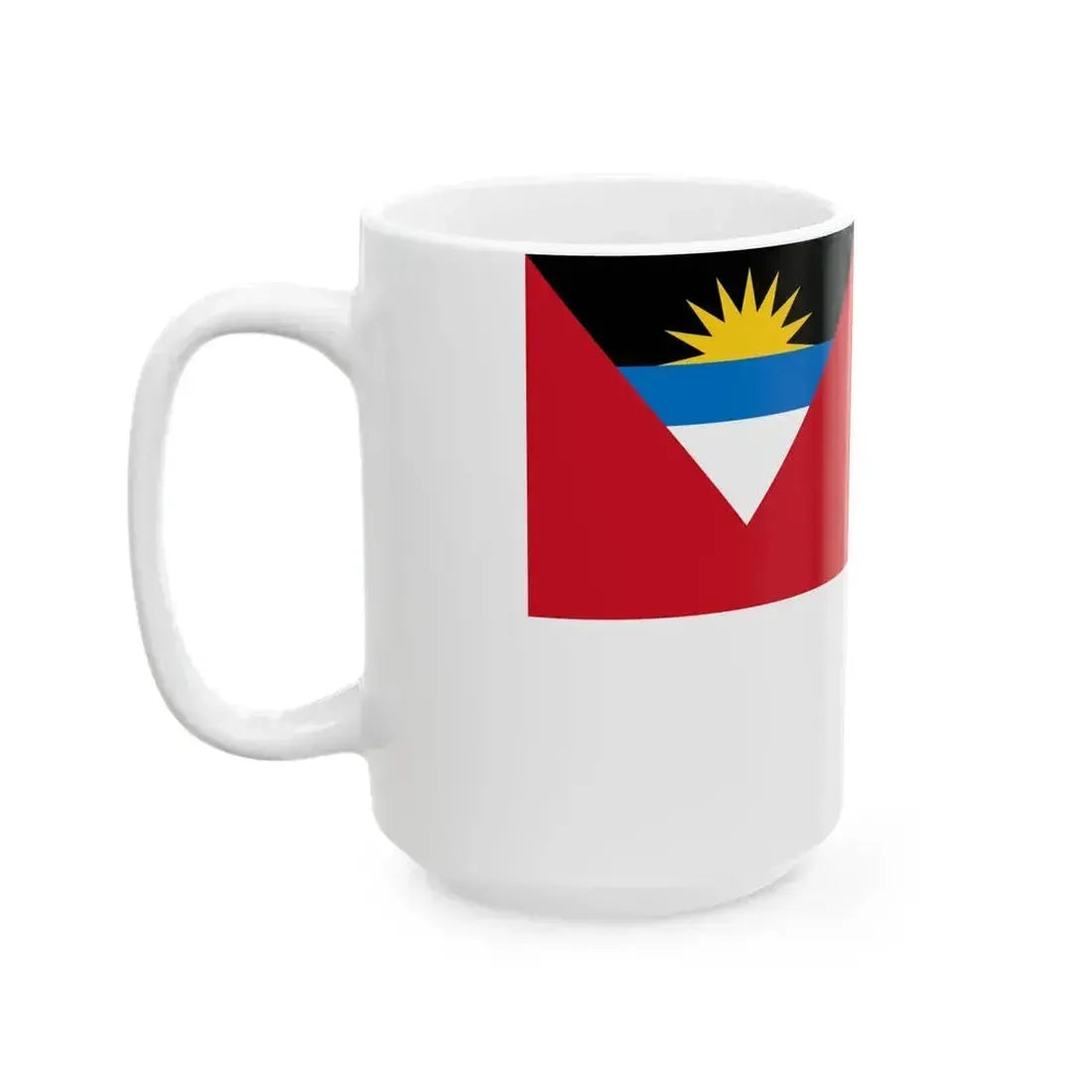 Coastguard Ensign of Antigua and Barbuda (Antigua and Barbuda) White Coffee Mug - Go Mug Yourself