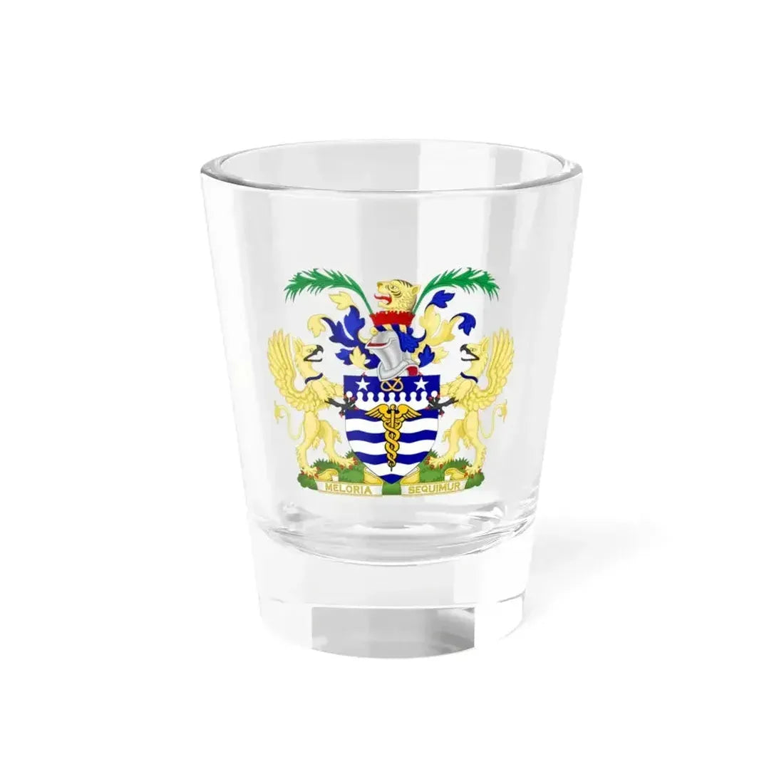 Coat of Arms Brisbane Australia - Shot Glass 1.5oz 1.5oz - Go Mug Yourself