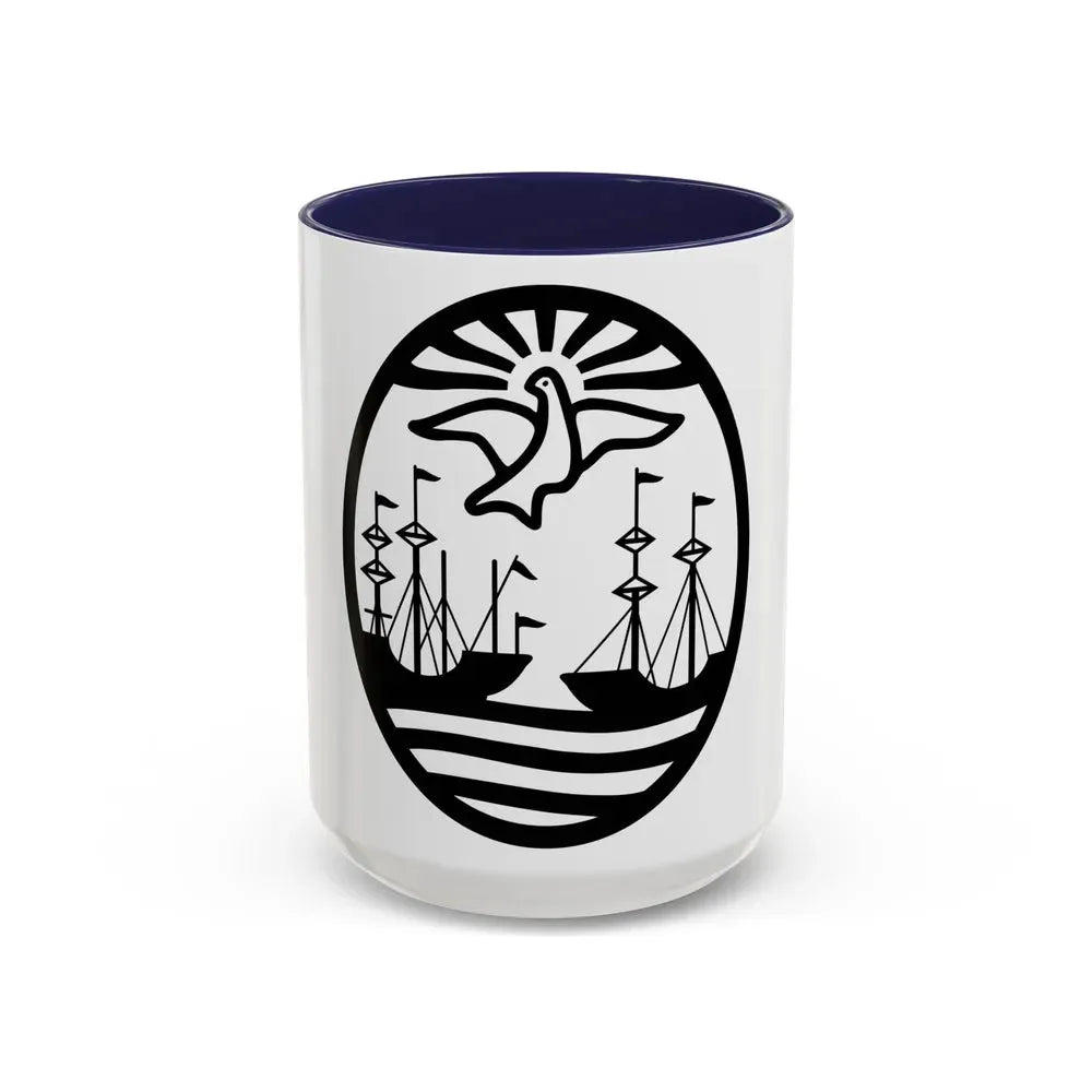 Coat of Arms Buenos Aires Argentina - Accent Coffee Mug 15oz Navy - Go Mug Yourself