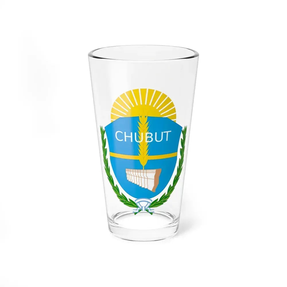 Coat of Arms Chubut Argentina - Pint Glass 16oz 16oz - Go Mug Yourself