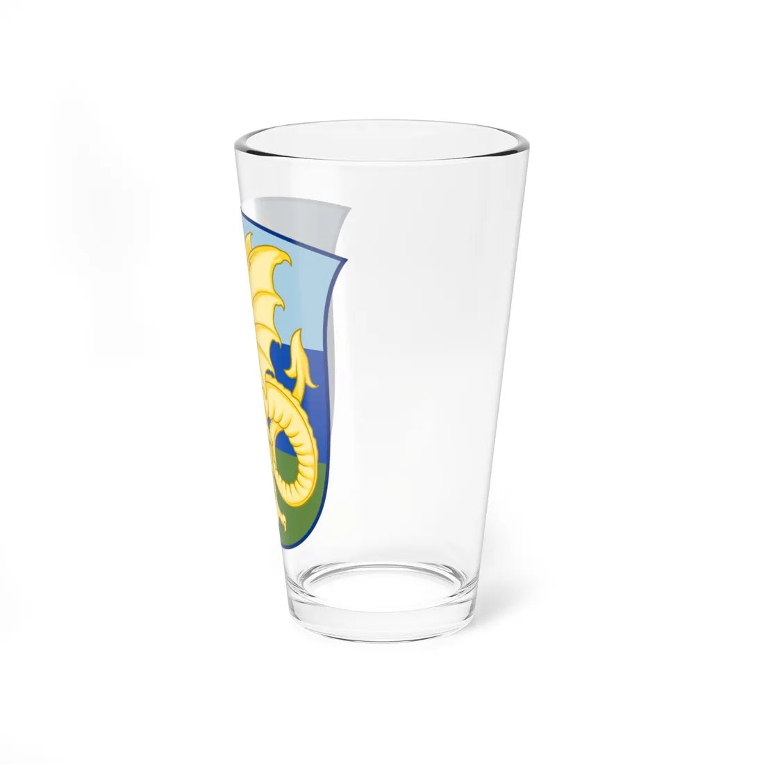 Coat of arms for the Bornholm Home Guard (Denmark) (Coat of Arms) Pint Glass 16oz - Go Mug Yourself