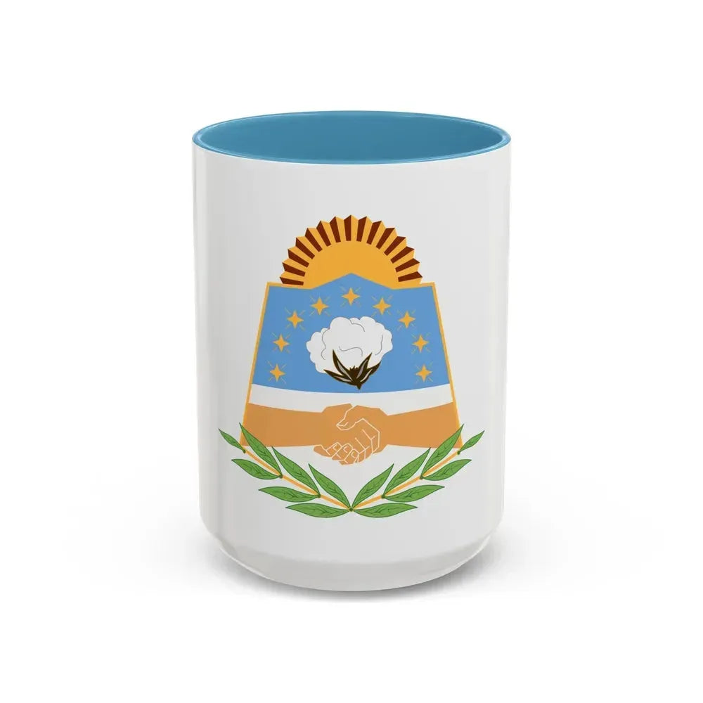Coat of Arms Formosa Argentina - Accent Coffee Mug 15oz Light Blue - Go Mug Yourself