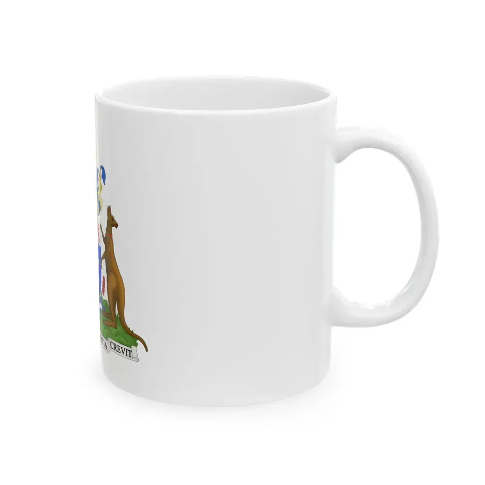 Coat of Arms Hobart Australia - White Coffee Mug - Go Mug Yourself