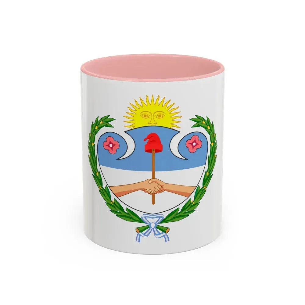 Coat of Arms Jujuy Argentina - Accent Coffee Mug 11oz Pink - Go Mug Yourself
