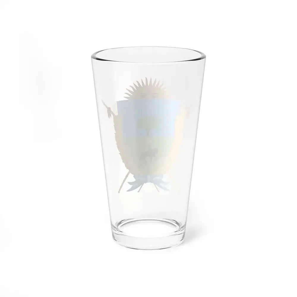 Coat of Arms La Pampa Argentina - Pint Glass 16oz - Go Mug Yourself