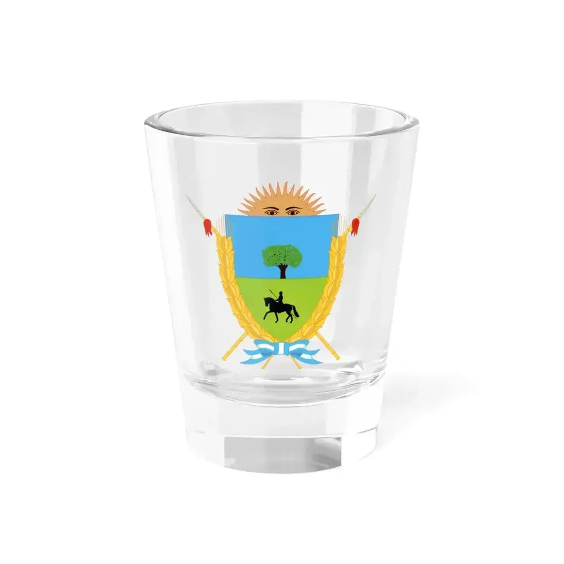Coat of Arms La Pampa Argentina - Shot Glass 1.5oz 1.5oz - Go Mug Yourself