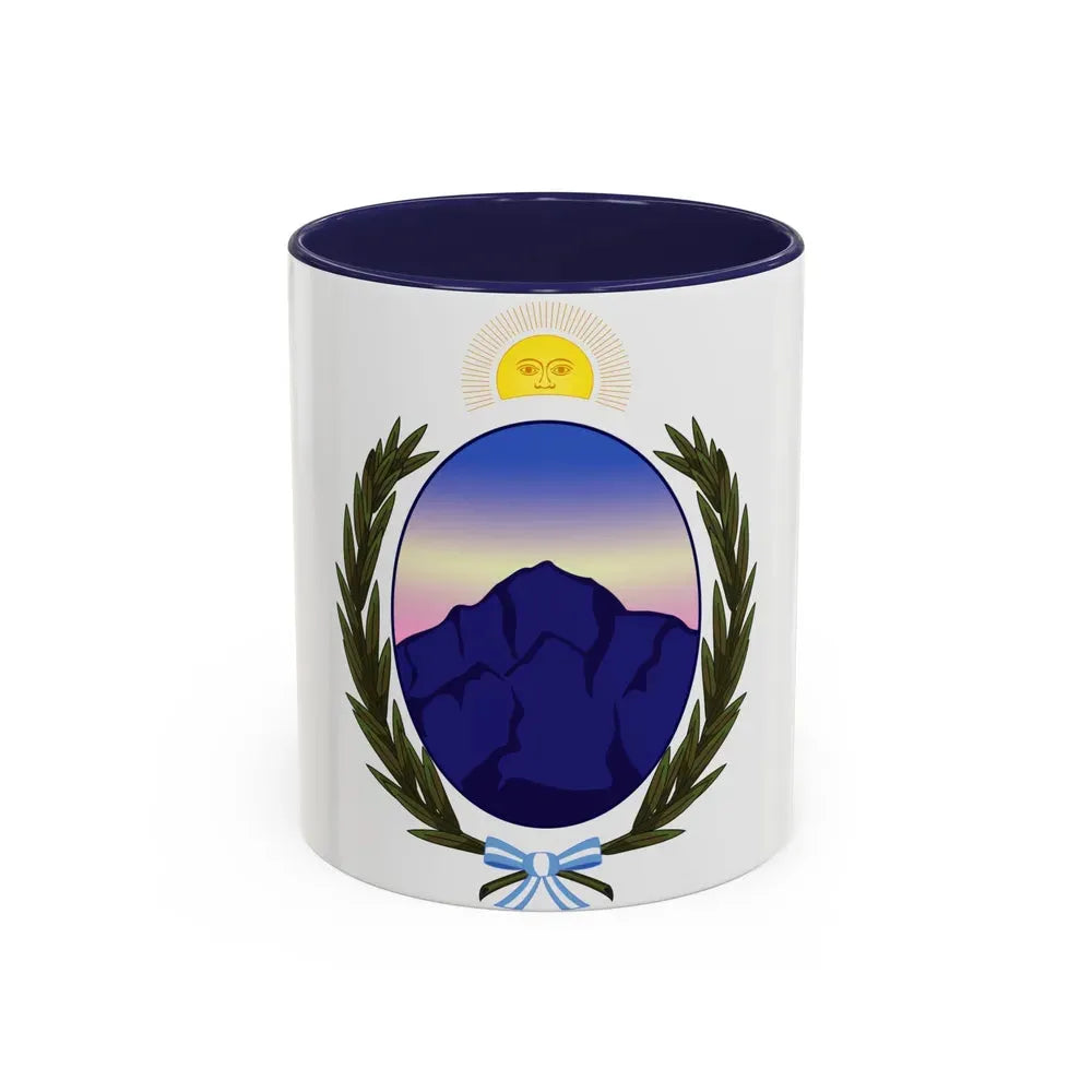 Coat of Arms La Rioja Argentina - Accent Coffee Mug 11oz Navy - Go Mug Yourself