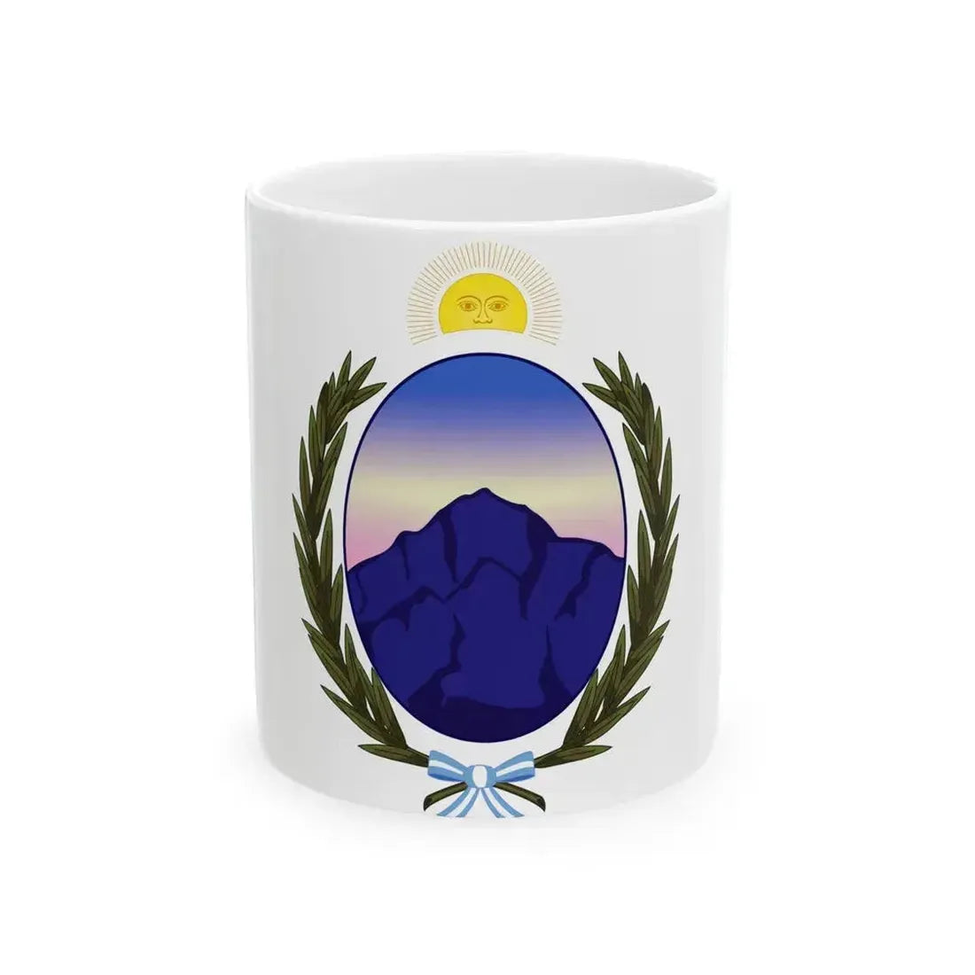 Coat of Arms La Rioja Argentina - White Coffee Mug 11oz - Go Mug Yourself