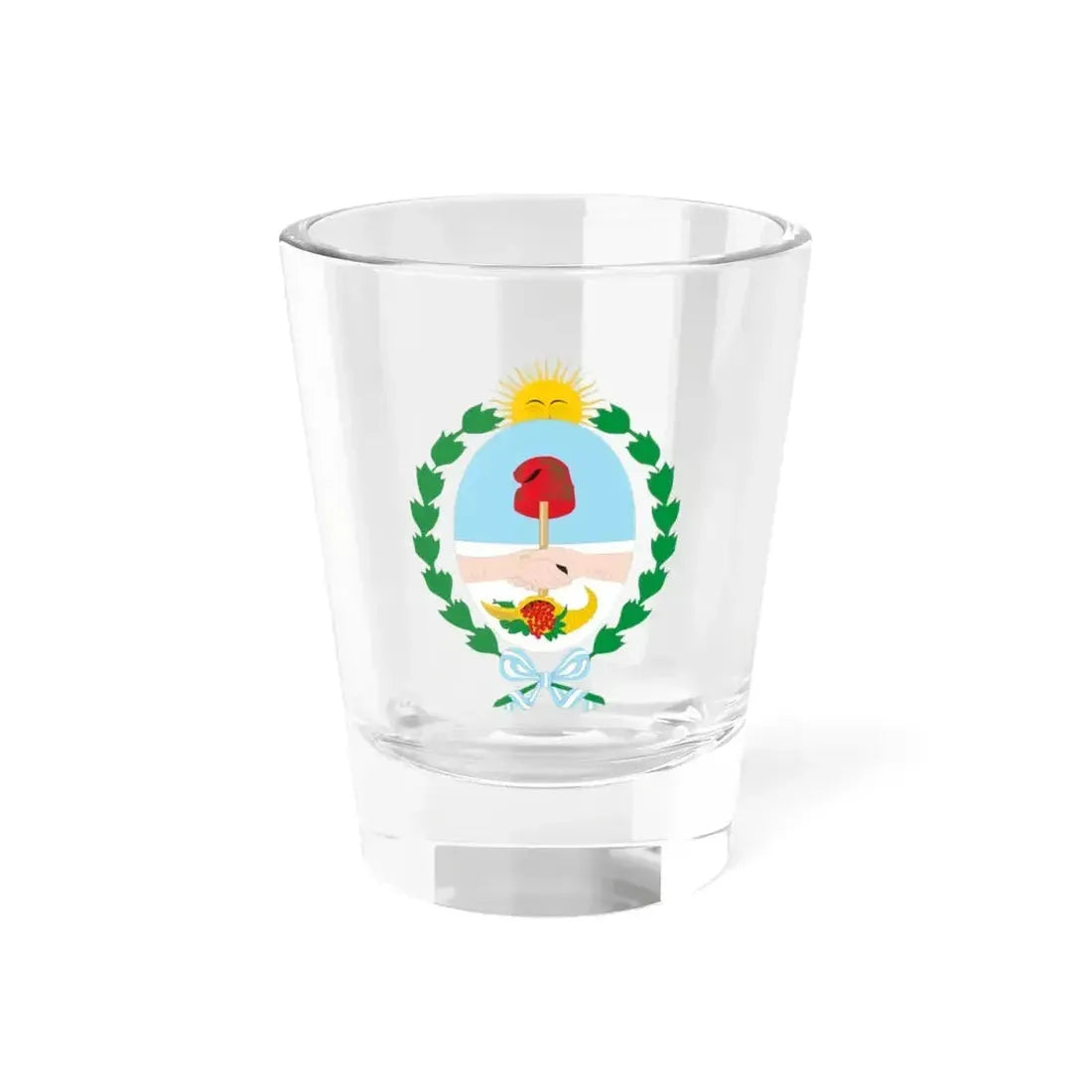 Coat of Arms Mendoza Argentina - Shot Glass 1.5oz 1.5oz - Go Mug Yourself