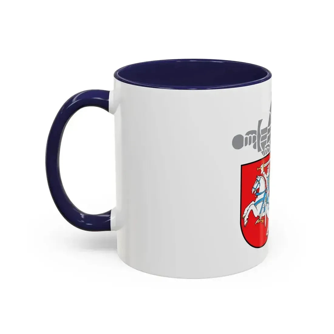 Coat of Arms Ministry of National Defence Lithuania - Accent Coffee Mug - Go Mug Yourself
