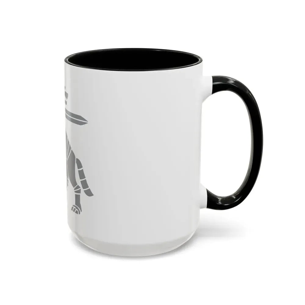 Coat of Arms Ministry of National Defence Lithuania - Accent Coffee Mug - Go Mug Yourself