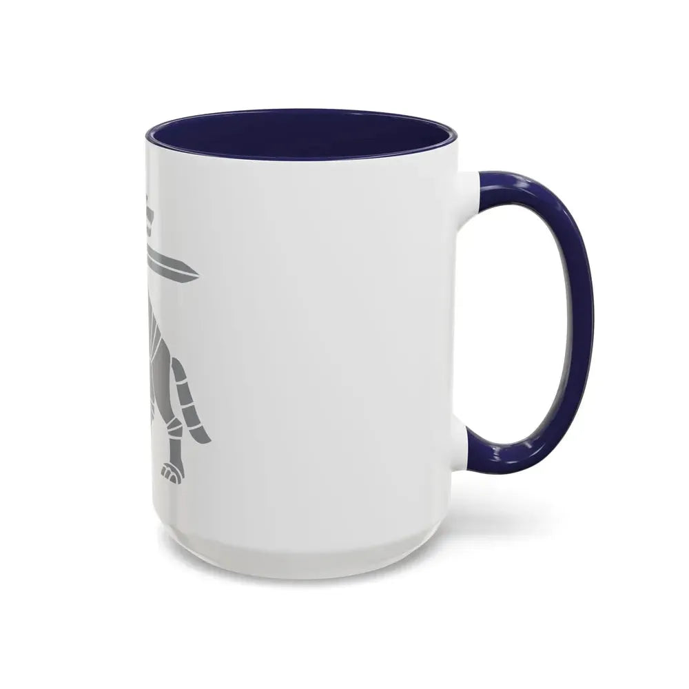 Coat of Arms Ministry of National Defence Lithuania - Accent Coffee Mug - Go Mug Yourself