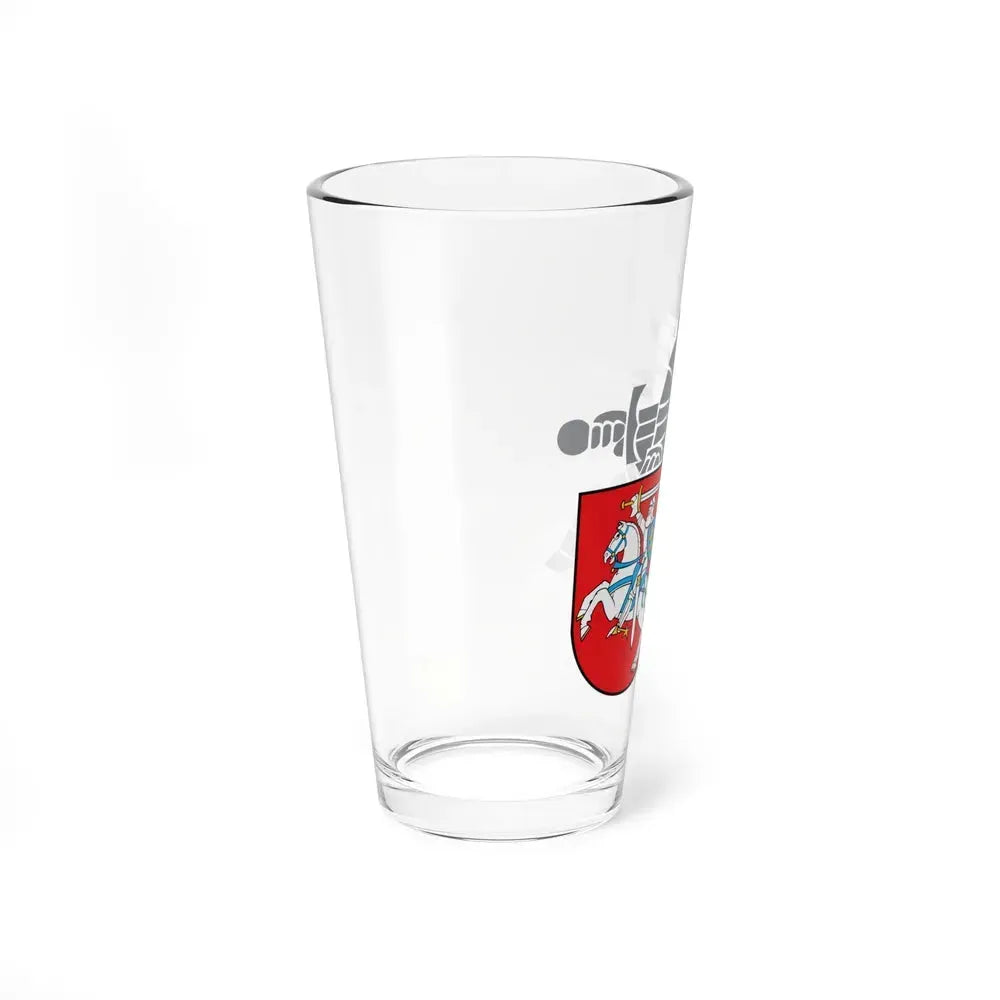 Coat of Arms Ministry of National Defence Lithuania - Pint Glass 16oz - Go Mug Yourself