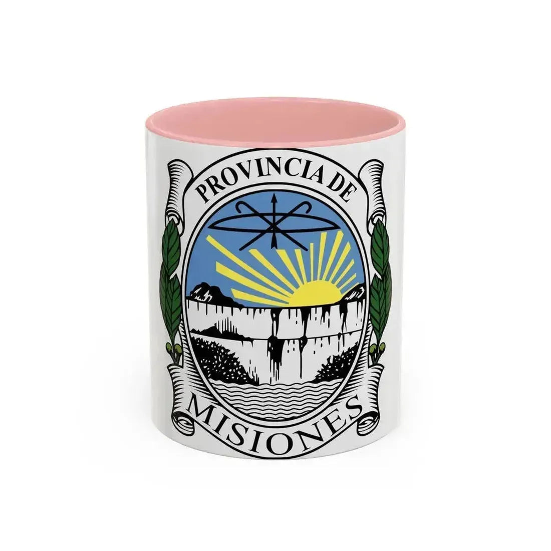 Coat of Arms Misiones Argentina - Accent Coffee Mug 11oz Pink - Go Mug Yourself