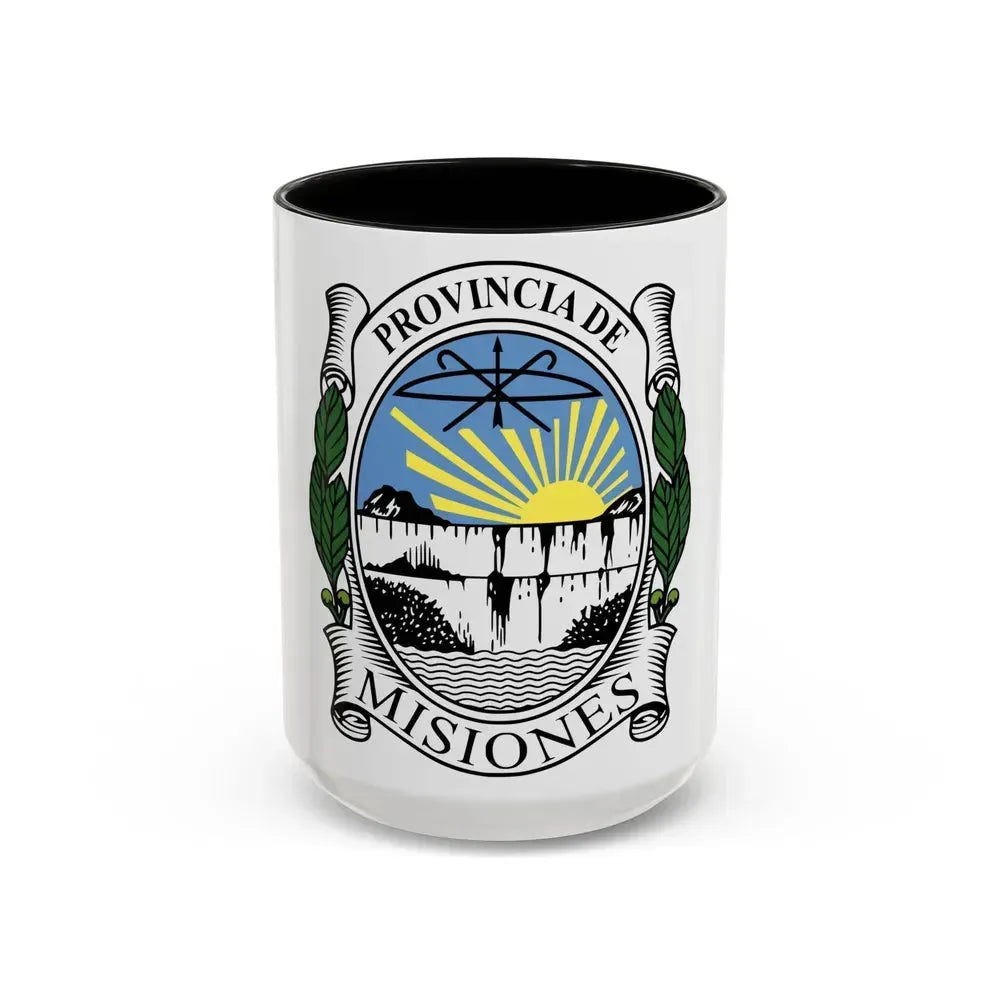 Coat of Arms Misiones Argentina - Accent Coffee Mug 15oz Black - Go Mug Yourself