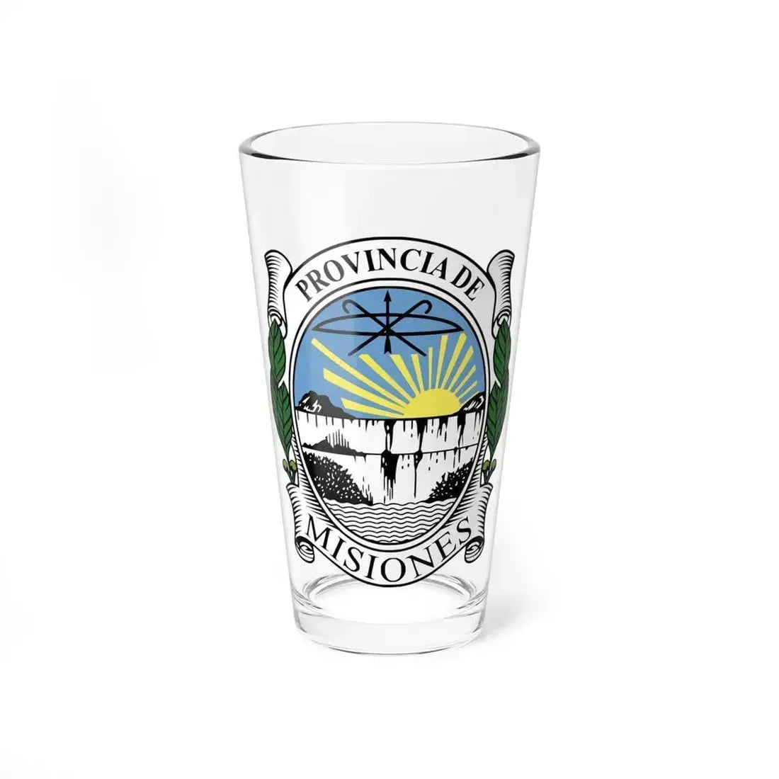 Coat of Arms Misiones Argentina - Pint Glass 16oz 16oz - Go Mug Yourself
