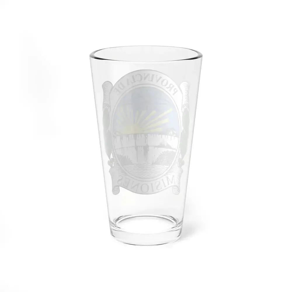 Coat of Arms Misiones Argentina - Pint Glass 16oz - Go Mug Yourself