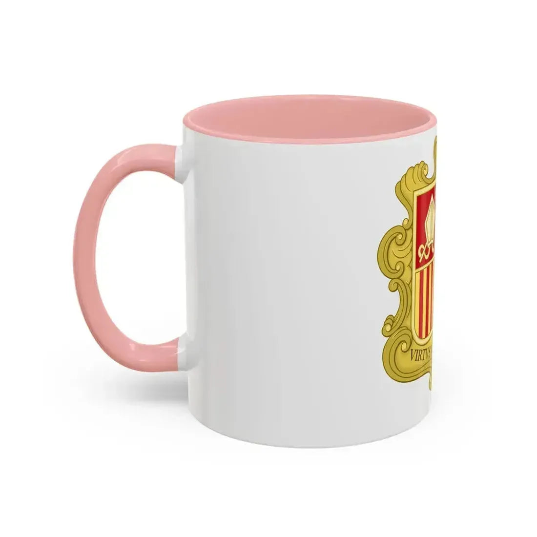 Coat of arms of Andorra (1580) - Accent Coffee Mug - Go Mug Yourself