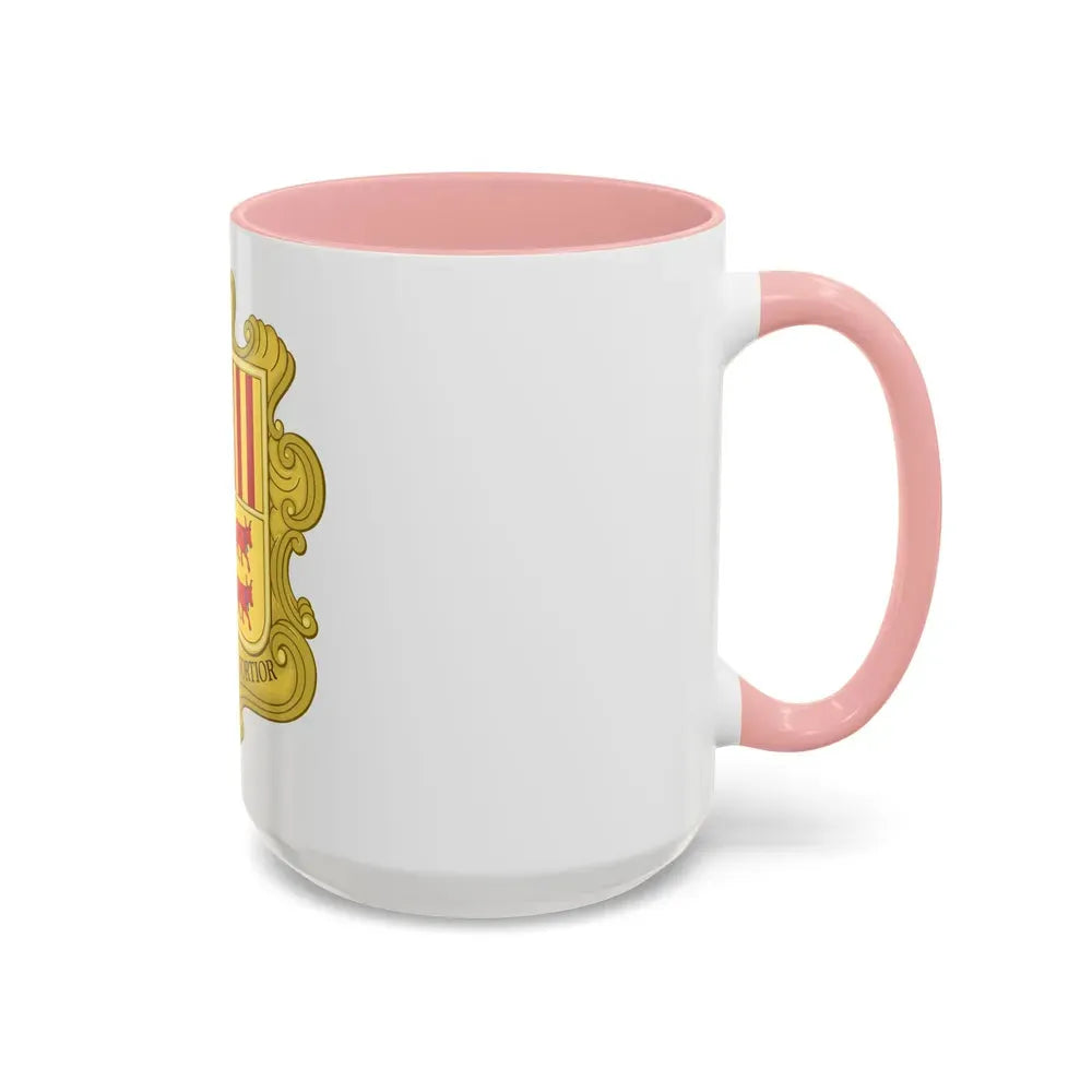 Coat of arms of Andorra (1580) - Accent Coffee Mug - Go Mug Yourself