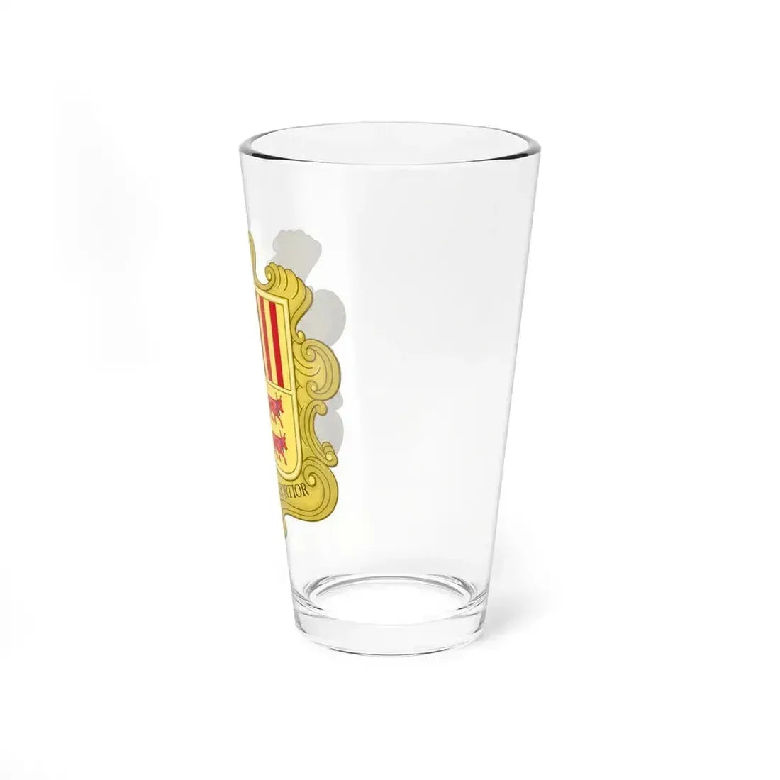 Coat of arms of Andorra (1580) - Pint Glass 16oz - Go Mug Yourself