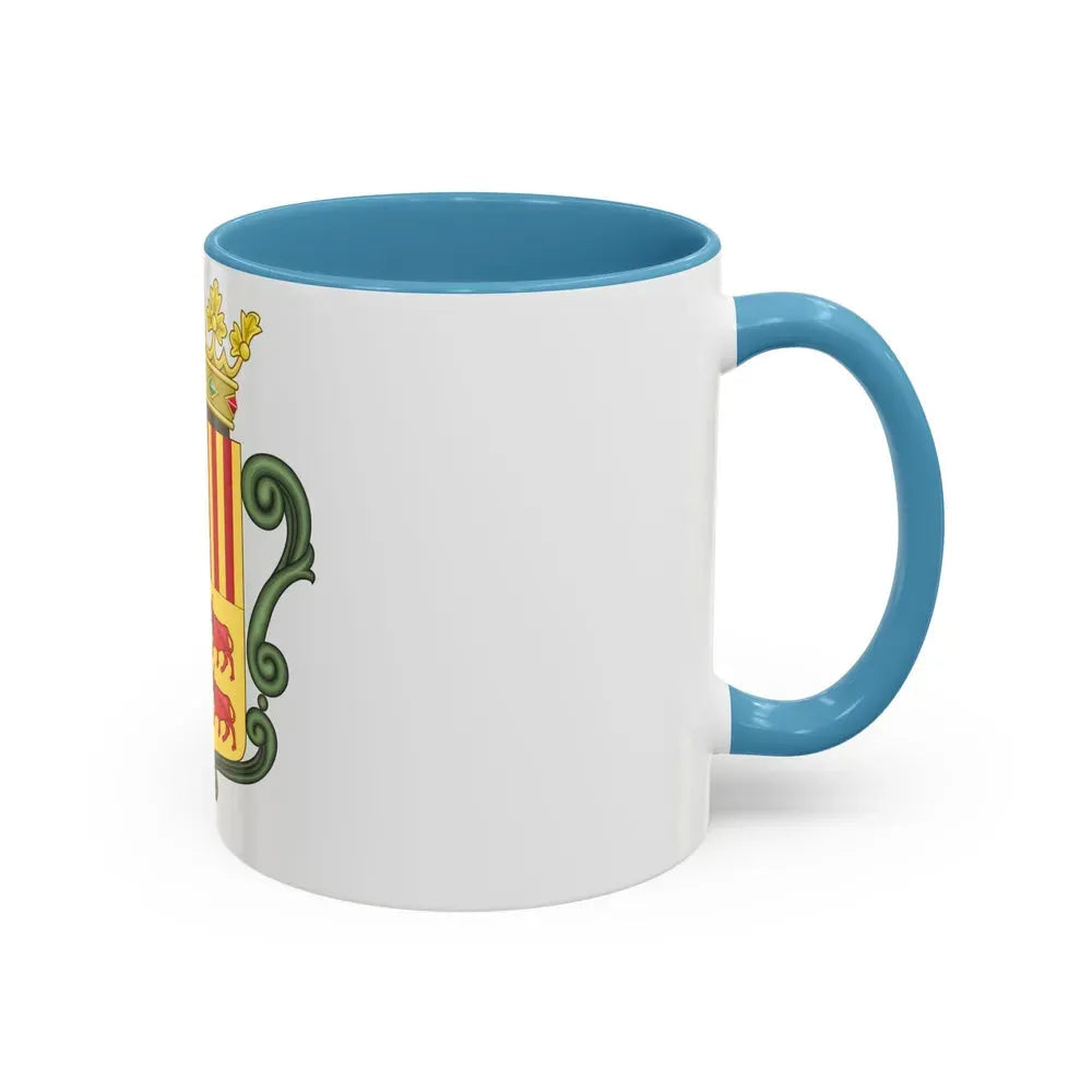 Coat of arms of Andorra (1800-1949) - Accent Coffee Mug - Go Mug Yourself