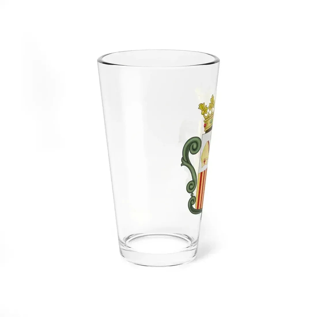 Coat of arms of Andorra (1800-1949) - Pint Glass 16oz - Go Mug Yourself