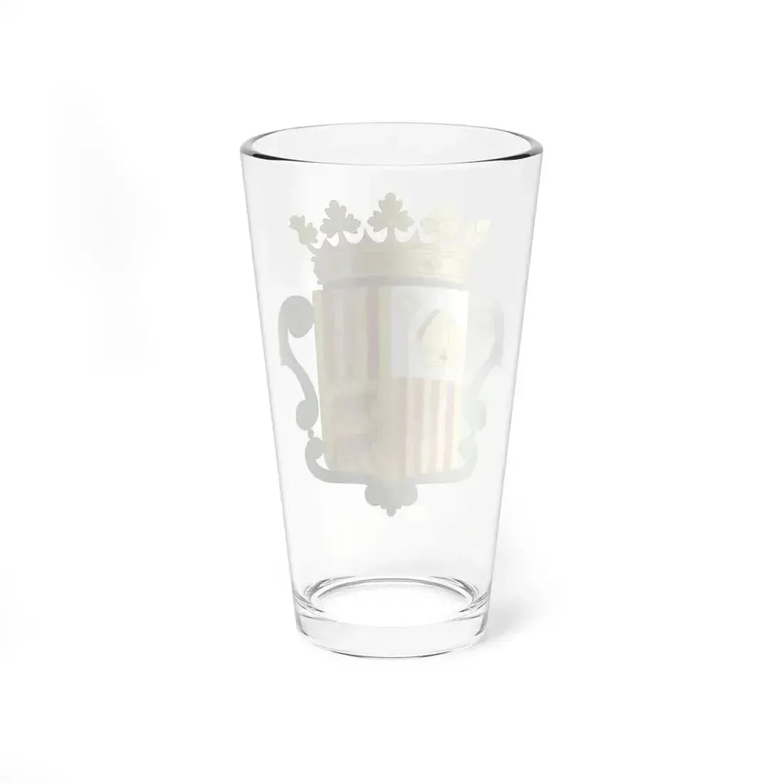 Coat of arms of Andorra (1800-1949) - Pint Glass 16oz - Go Mug Yourself