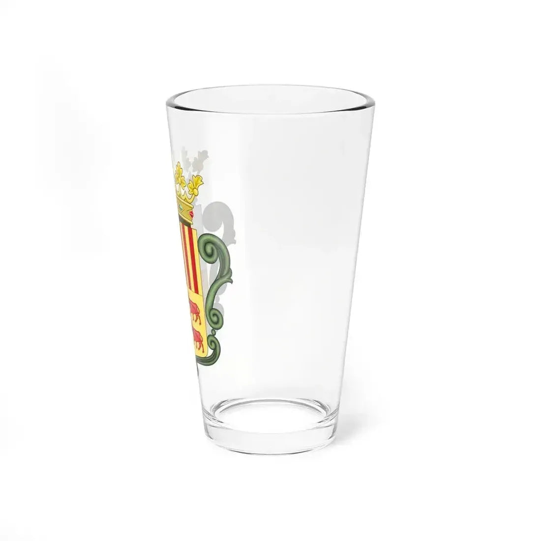 Coat of arms of Andorra (1800-1949) - Pint Glass 16oz - Go Mug Yourself