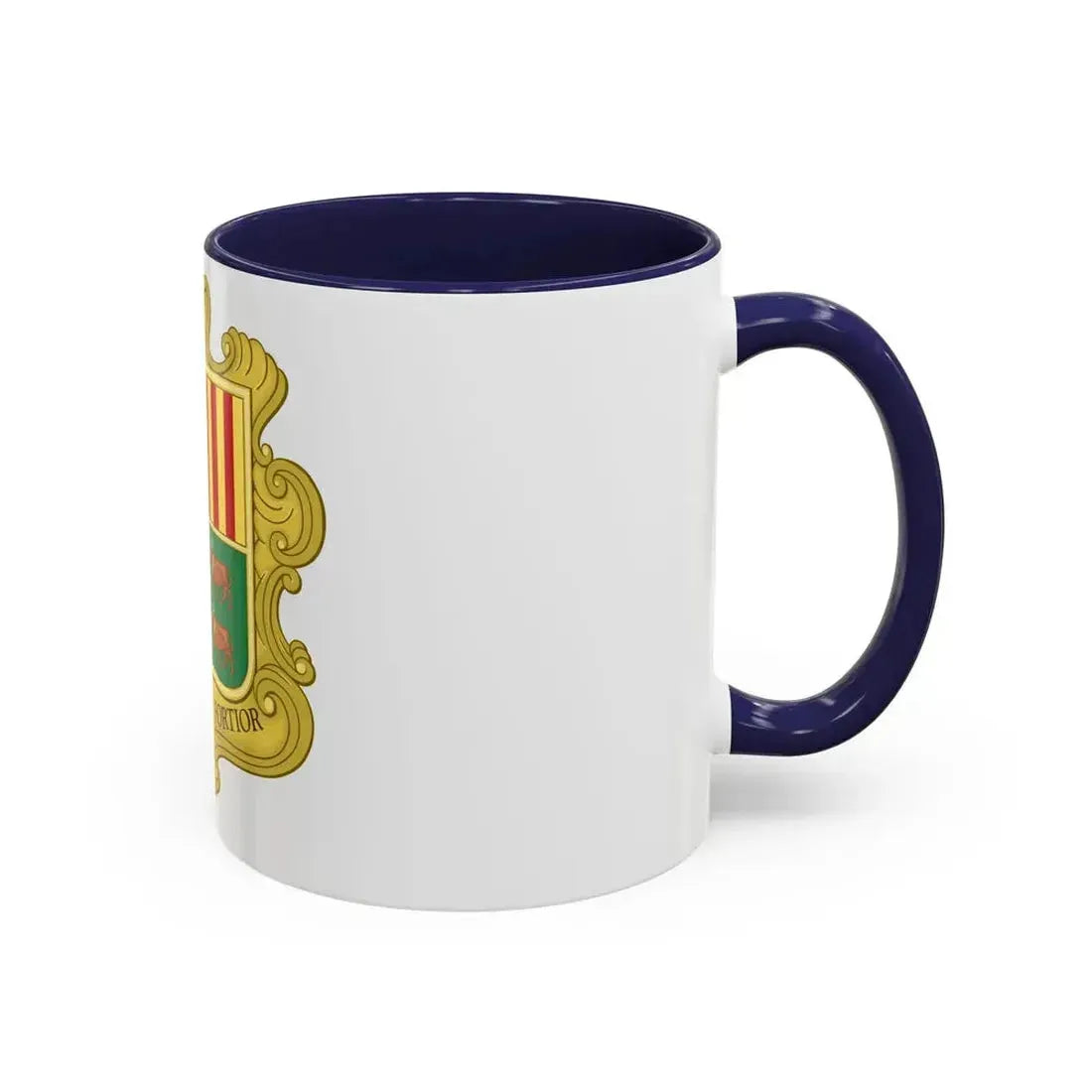 Coat of arms of Andorra (1949-1959) - Accent Coffee Mug - Go Mug Yourself