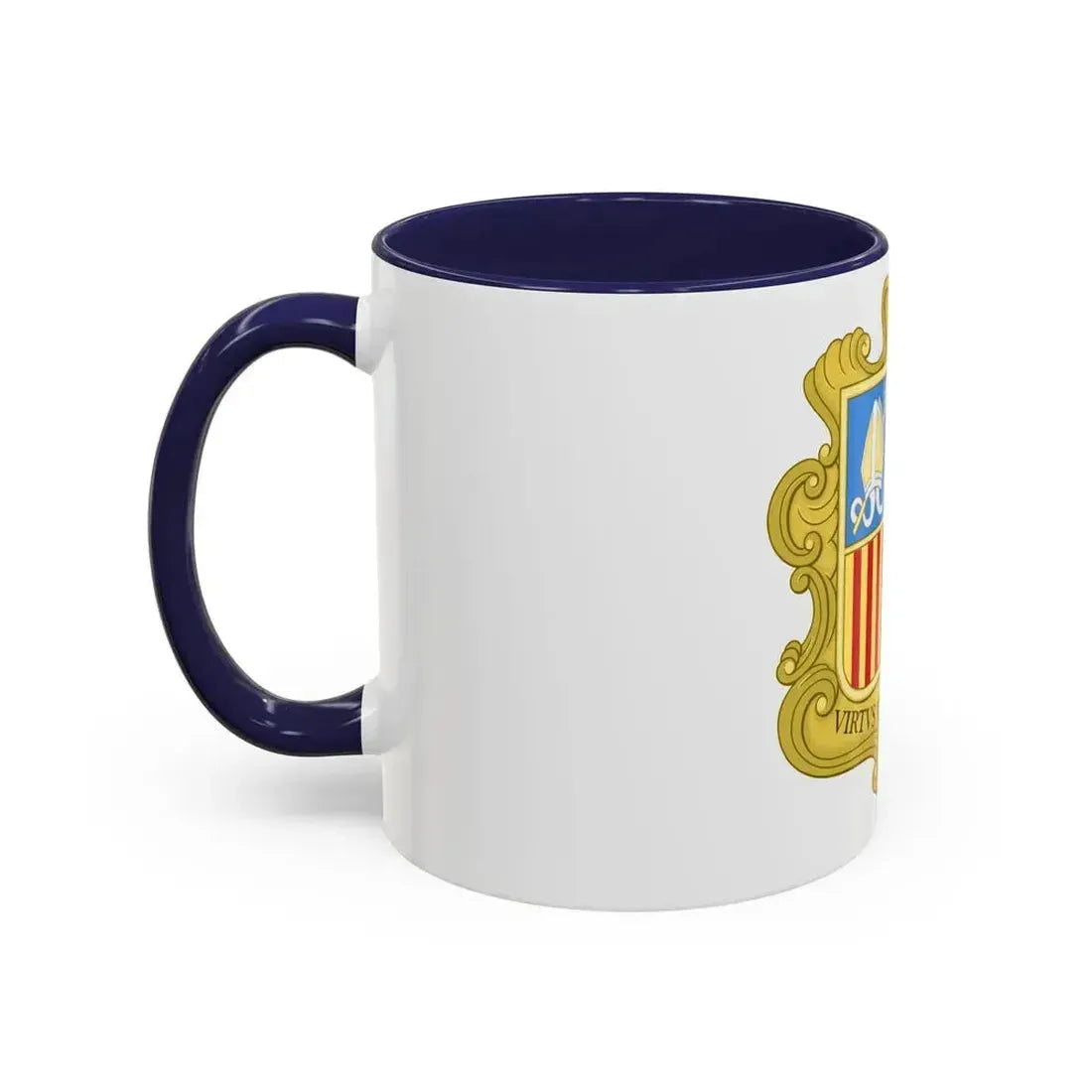 Coat of arms of Andorra (1949-1959) - Accent Coffee Mug - Go Mug Yourself